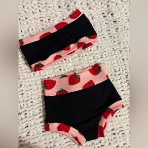 Strawberry Baby Bummie & Top